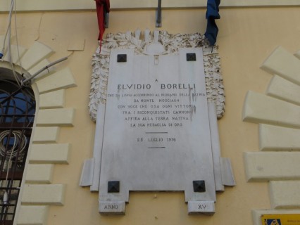 Elvidio Borelli, medaglia d’oro al valor militare della Prima guerra mondiale