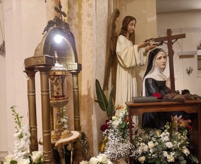 Santa Maria Maggiore, solenne concelebrazione eucaristica per l'arrivo della reliquia di Santa Rita